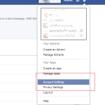ตั้งค่าบัญชี Facebook